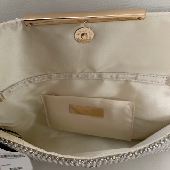 I-N-C Heather Shiny Mesh Clutch/ Shoulder Bag - Picture 6 of 6